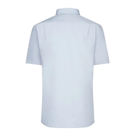 Chemise homme à manches courtes en popeline