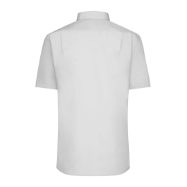 Chemise homme à manches courtes en popeline