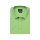 Chemise homme à manches courtes en popeline