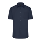 Chemise homme à manches courtes en popeline