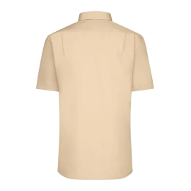 Chemise homme à manches courtes en popeline
