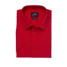 Chemise homme à manches courtes en popeline