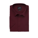 Chemise homme à manches courtes en popeline