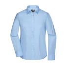 Chemise femme à manches longues en Micro-Twill