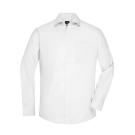 Chemise homme à manches longues en Micro-Twill