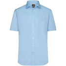 Chemise homme à manches courtes en Micro-Twill