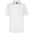 Chemise homme à manches courtes en Micro-Twill