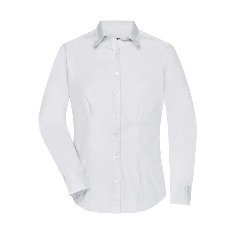 Chemise femme à manches longues Heringbone