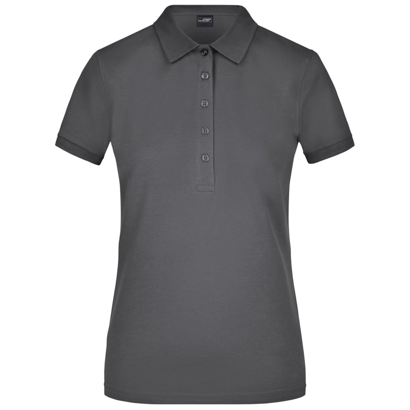 Polo elastique piqué femme
