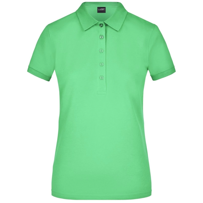 Polo elastique piqué femme