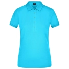 Polo elastique piqué femme