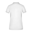 Polo elastique piqué femme
