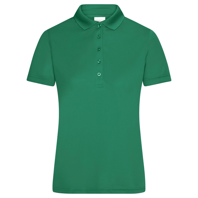 Polo micro polyester femme