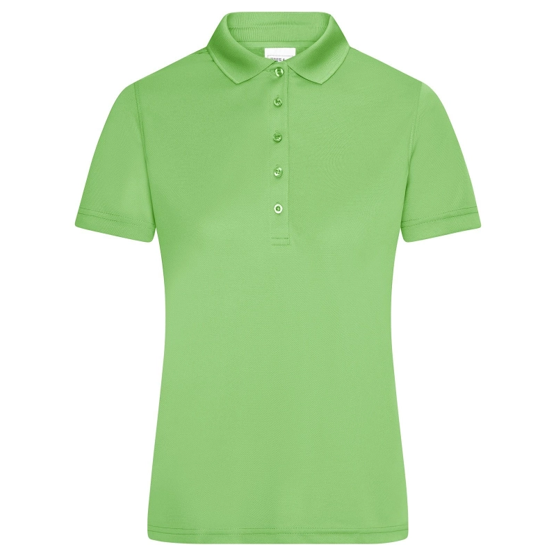 Polo micro polyester femme