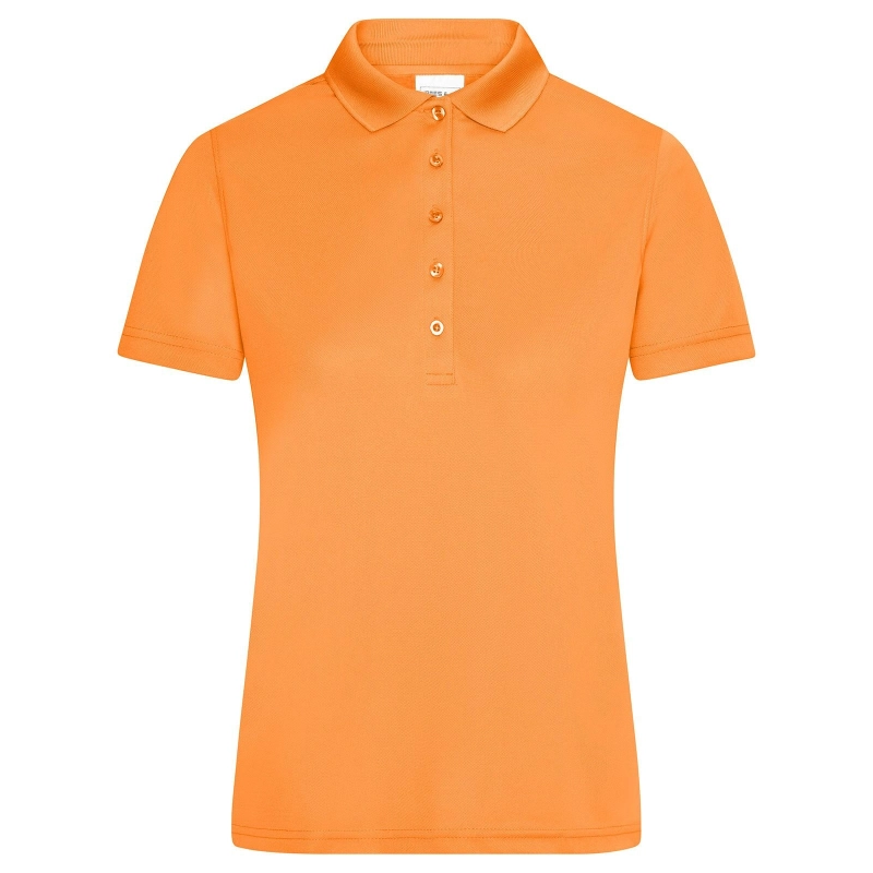 Polo micro polyester femme