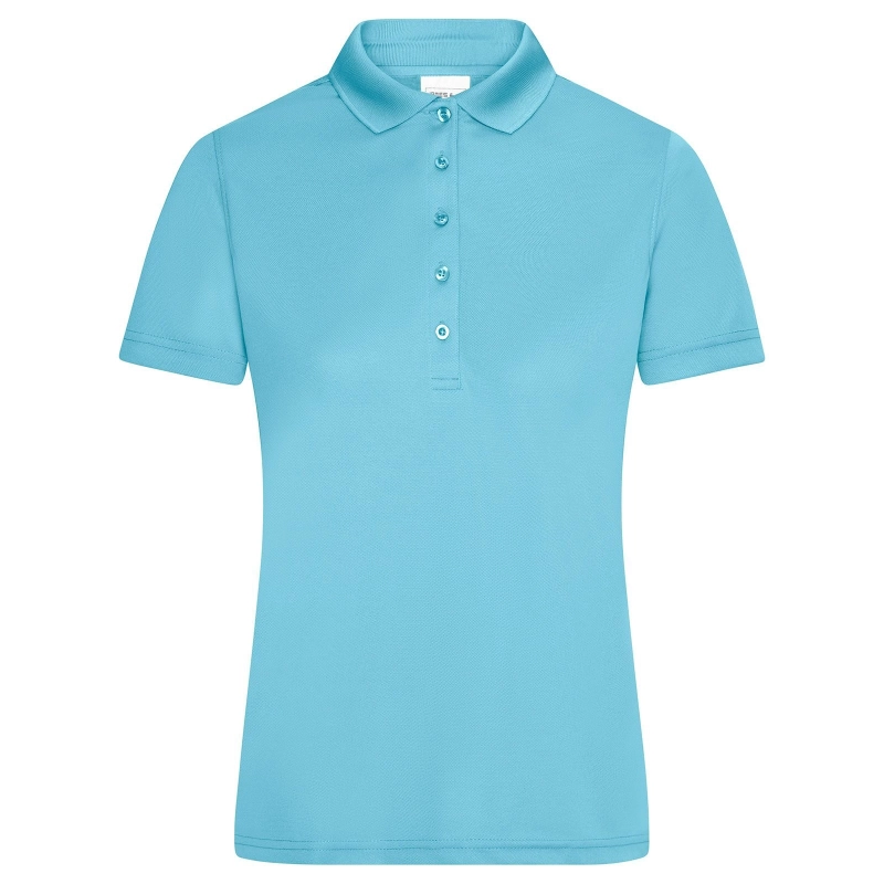 Polo micro polyester femme