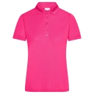 Polo micro polyester femme