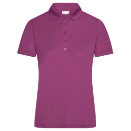 Polo micro polyester femme