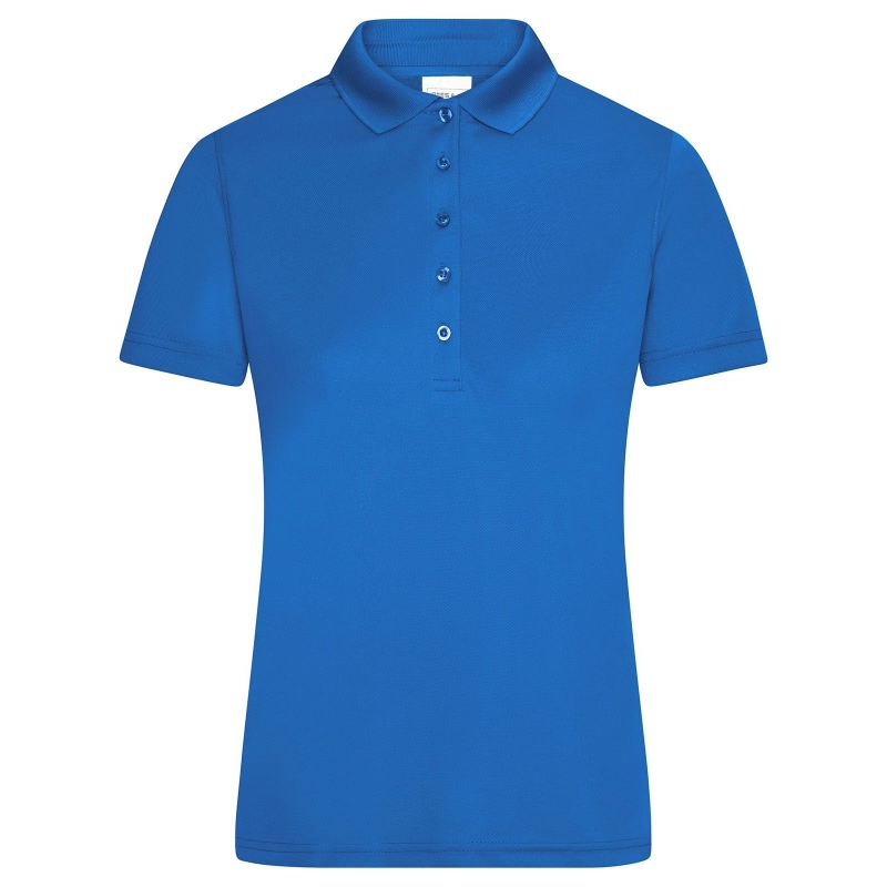 Polo micro polyester femme