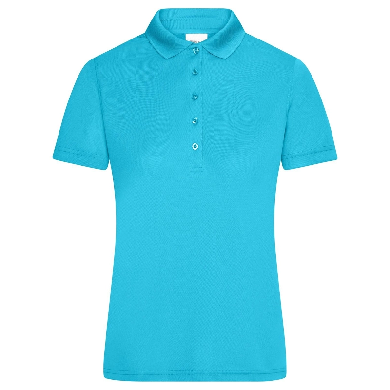 Polo micro polyester femme