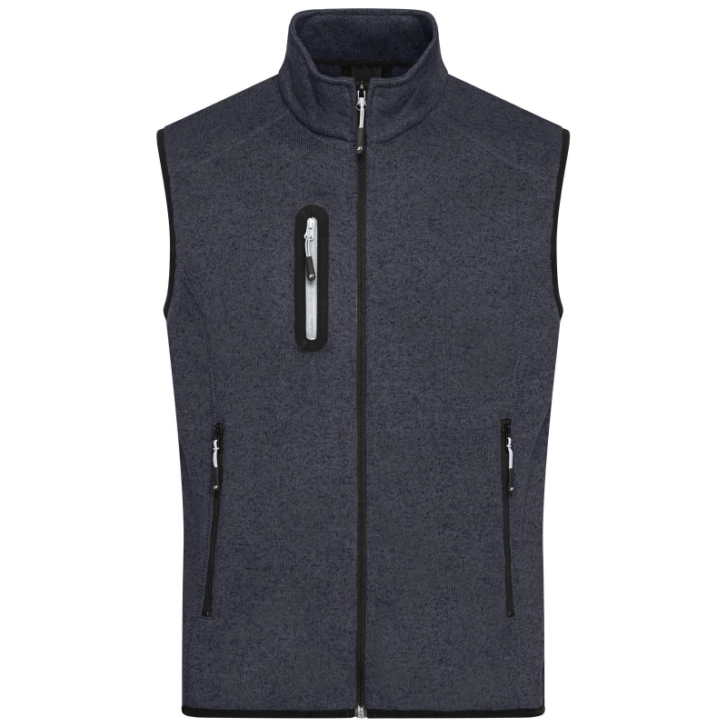 Veste polaire tricotée homme