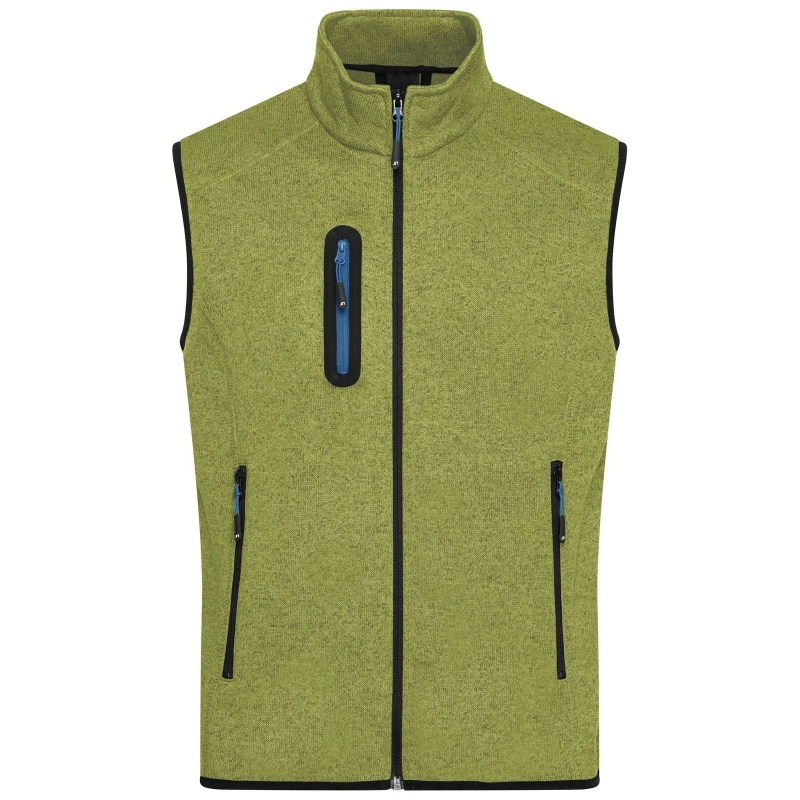 Veste polaire tricotée homme