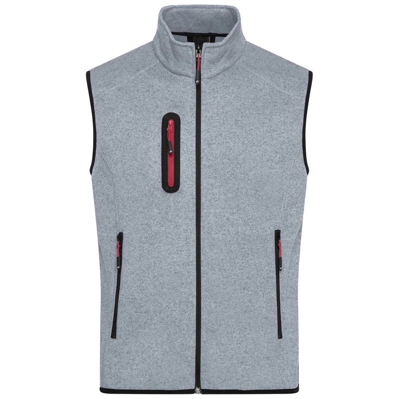 Veste polaire tricotée homme