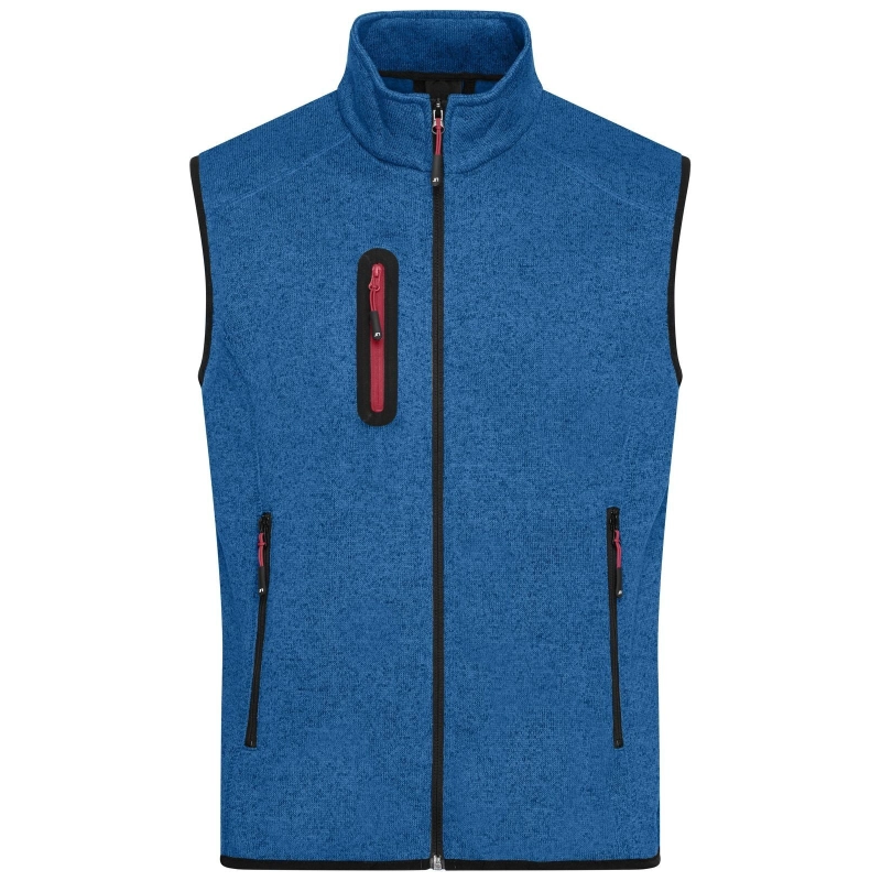 Veste polaire tricotée homme