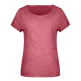 Tee-shirt slub femme