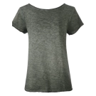 Tee-shirt slub femme
