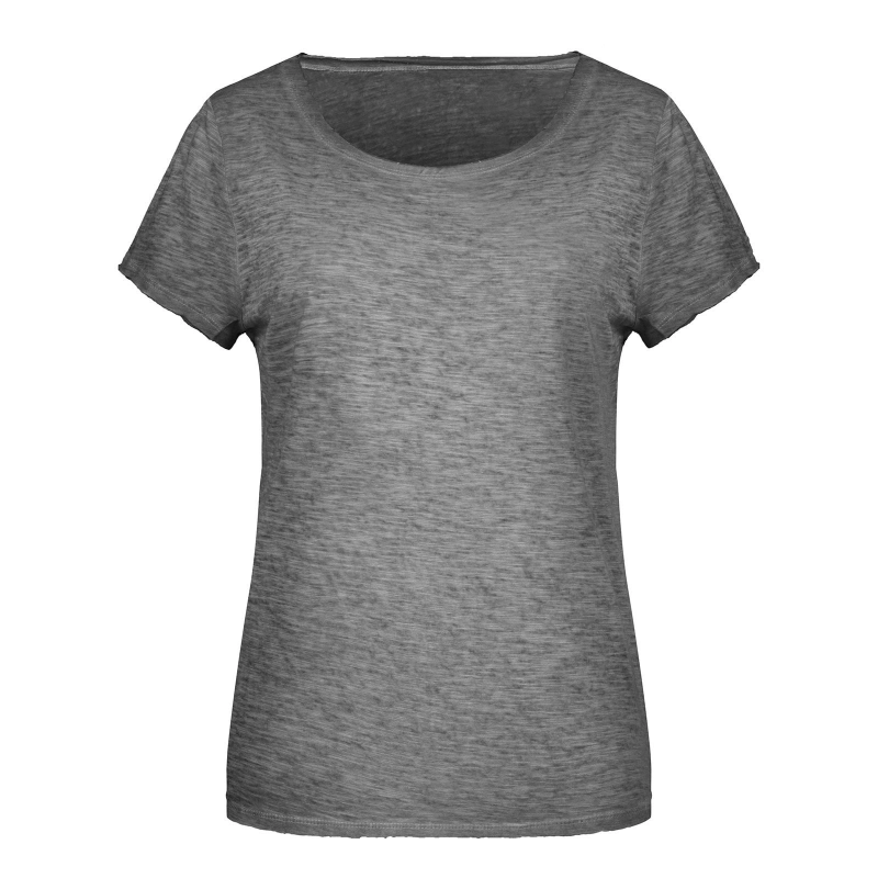 Tee-shirt slub femme