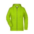 Sweat-shirt zippé à capuche femme
