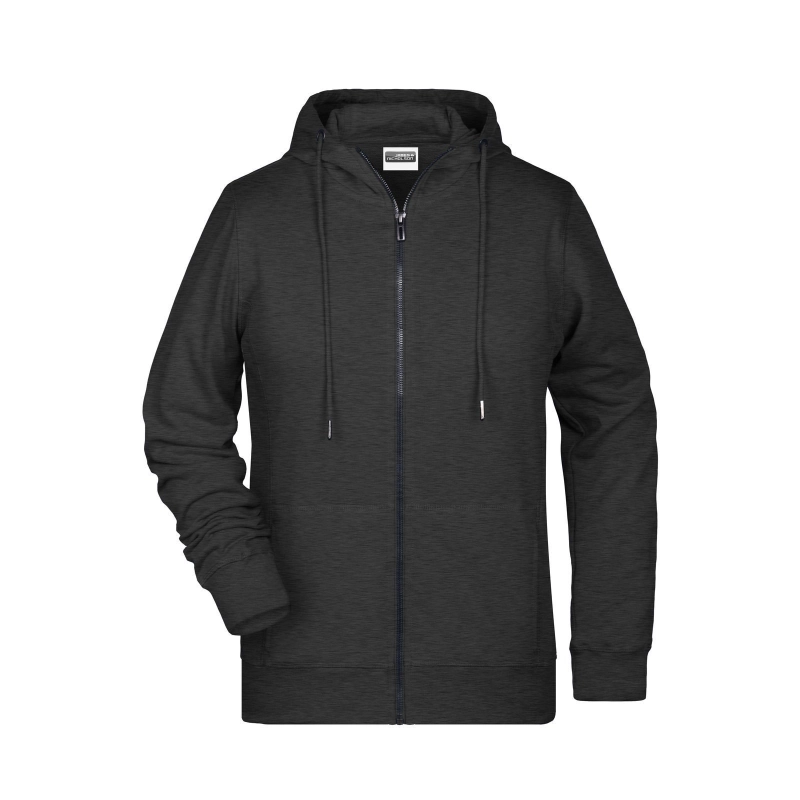 Sweat-shirt zippé à capuche femme
