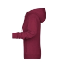 Sweat-shirt zippé à capuche femme