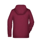 Sweat-shirt zippé à capuche femme