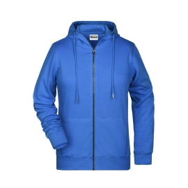 Sweat-shirt zippé à capuche femme