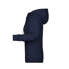 Sweat-shirt zippé à capuche femme