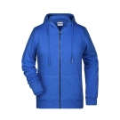Sweat-shirt zippé à capuche femme