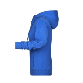 Sweat-shirt zippé à capuche femme