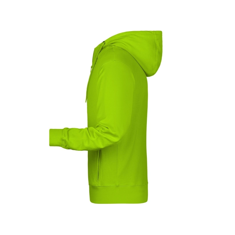 Sweat-shirt zippé à capuche femme