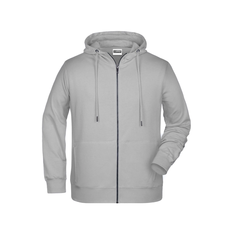 Sweat-shirt zippé à capuche femme