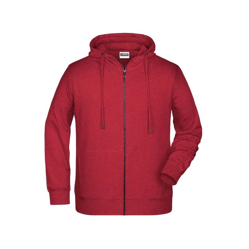 Sweat-shirt zippé à capuche femme