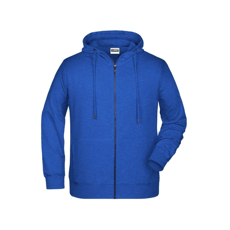 Sweat-shirt zippé à capuche femme