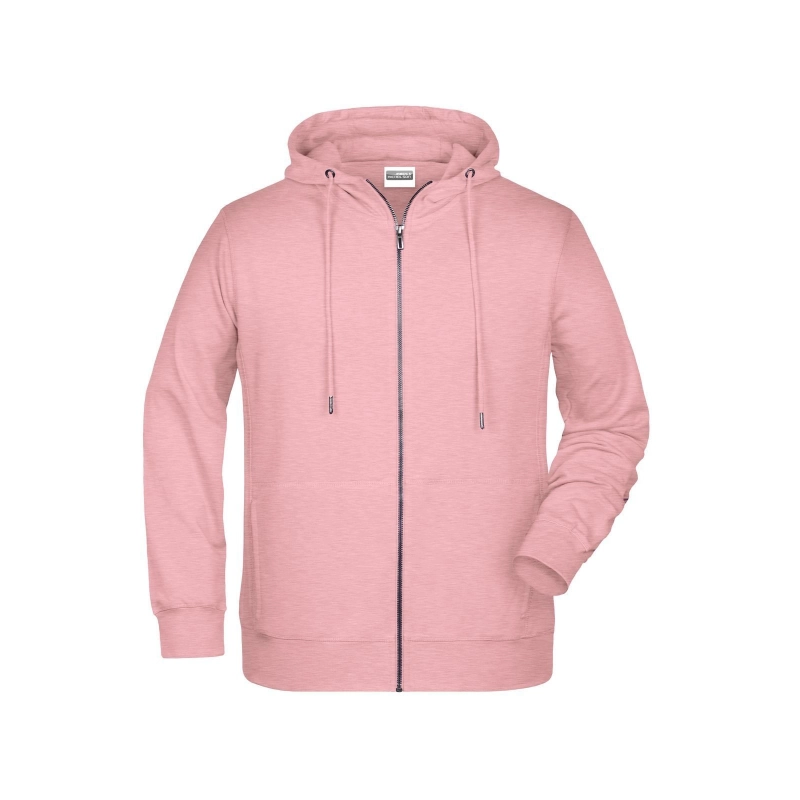 Sweat-shirt zippé à capuche femme