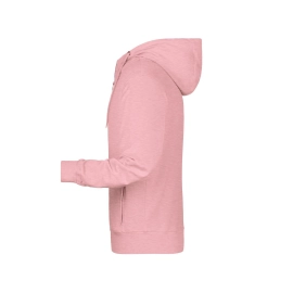 Sweat-shirt zippé à capuche femme