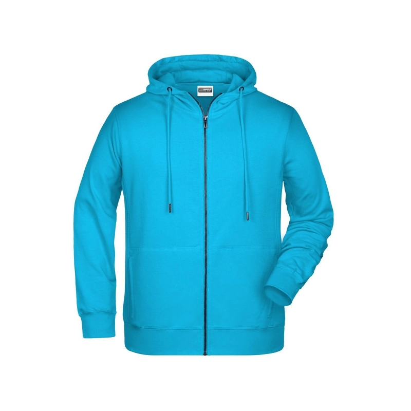 Sweat-shirt zippé à capuche femme