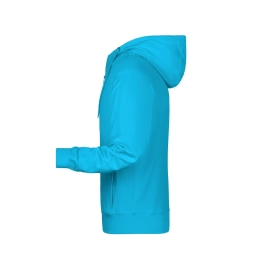 Sweat-shirt zippé à capuche femme