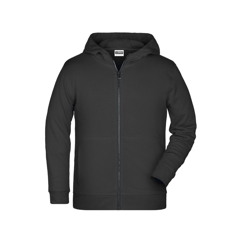 Sweat-shirt zippé à capuche enfant