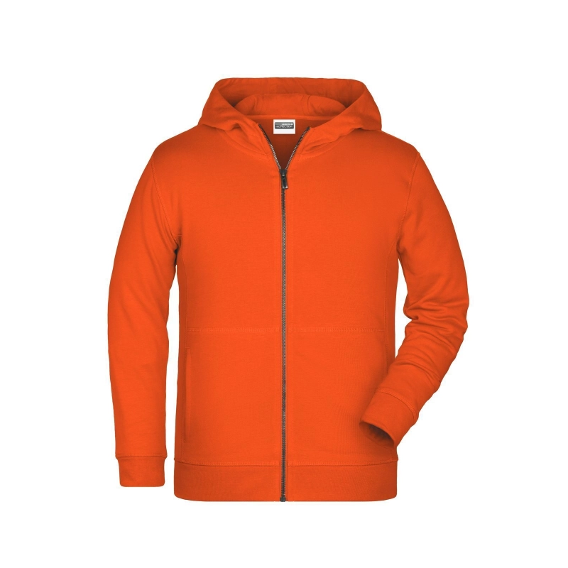 Sweat-shirt zippé à capuche enfant