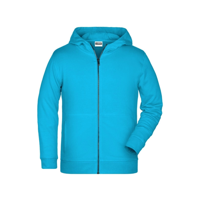 Sweat-shirt zippé à capuche enfant